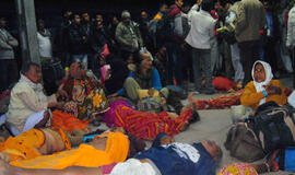 Indijoje per religinę šventę spūstyje žuvo mažiausiai 36 žmonės