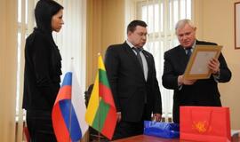 Klaipėdos ir Kaliningrado bendradarbiavimo programos pasirašymas