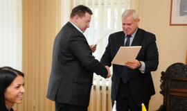 Klaipėdos ir Kaliningrado bendradarbiavimo programos pasirašymas