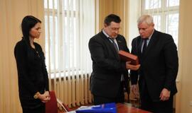 Klaipėdos ir Kaliningrado bendradarbiavimo programos pasirašymas