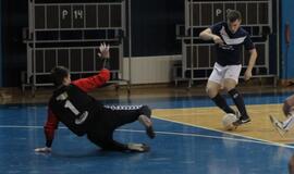 Klaipėdos salės futbolo pirmenybių finalas: "Klaipėdos universitetas" - "Baltai" 7:2