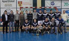 Klaipėdos salės futbolo pirmenybių finalas: "Klaipėdos universitetas" - "Baltai" 7:2