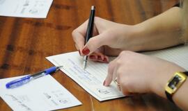 Nacionalinį diktantą rašė per 80 klaipėdiečių