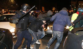 Po demonstracijų Ispanijoje sulaikyti 45 asmenys