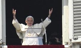 Popiežius Benediktas XVI paskutinį kartą kreipėsi į tikinčiuosius