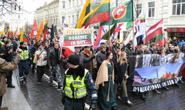 Patriotiškai nusiteikęs jaunimas Vilniuje ketina žygiuoti be leidimo