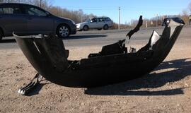 Svečius skolintu automobiliu vežiojęs jaunuolis - ligoninėje