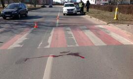 Fatališka pėsčiųjų perėja: sunkiai sužeistas vyriškis