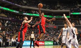 "Raptors" su Jonu Valančiūnu pralaimėjo absoliučiai NBA lygos autsaiderei "Bobcats" ekipai