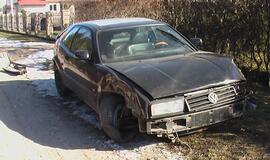 "Saulių" raižymas Gargžduose baigėsi avarija