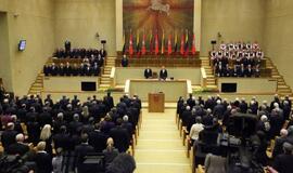 Seimas paminėjo Lietuvos Nepriklausomybės atkūrimo 23-iąsias metines
