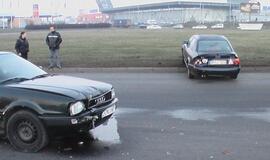 Vakarinio piko metu susidūrė dvi &quot;Audi&quot;