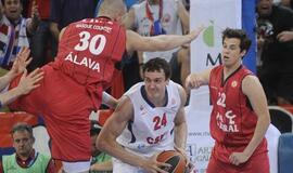 "Caja Laboral" sušvelnino Eurolygos ketvirtfinalio serijos rezultatą