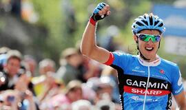 Dviratininkas Ramūnas Navardauskas laimėjo 11-ąjį "Giro d'Italia" etapą