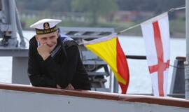 Laivų "Skalvis" (M53) ir "Kuršis" (M54) krikštynos