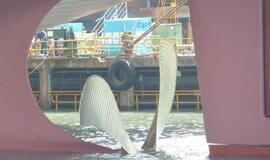 SGD terminalo laivas jau ant vandens