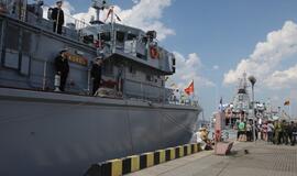 Laivų "Skalvis" (M53) ir "Kuršis" (M54) krikštynos