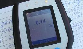 Rytą policija tikrino vairuotojų blaivumą