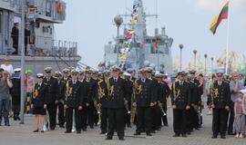 Laivų "Skalvis" (M53) ir "Kuršis" (M54) krikštynos