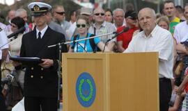 Laivų "Skalvis" (M53) ir "Kuršis" (M54) krikštynos