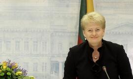 Dalia Grybauskaitė: "Pinigai turi būti paremti konkrečiai projektais"