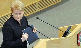 Dalia Grybauskaitė: "Skaudi trėmimų istorija - žmonių ir valstybės atminty"
