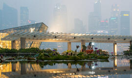 Singapūre smogas pasiekė sveikatai pavojingą lygį