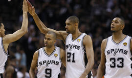 "Spurs" krepšininkams iki NBA čempionų žiedų trūksta vienos pergalės