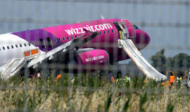 "Wizz Air” kompanijos lėktuvas leidosi Romoje avariniu būdu