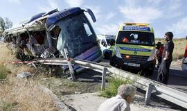 Ispanijoje autobuso avarija nusinešė 9 gyvybes