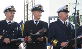Jūrininkams išdalinti pagarbos ženklai