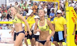 Lietuvos paplūdimio tinklininkės pasaulio čempionatą pradėjo nesėkme