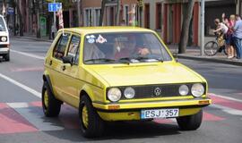 Jūros šventė 2013. Senovinių automobilių paradas