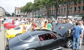 Jūros šventė 2013. Senovinių automobilių paradas