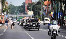 Jūros šventė 2013. Senovinių automobilių paradas