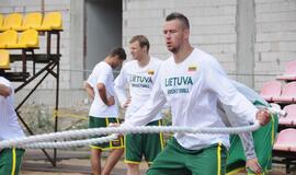 Vyrų krepšinio rinktinės stovykla Palangoje