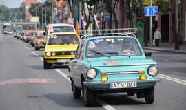 Jūros šventė 2013. Senovinių automobilių paradas