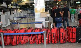 Lietuvos krepšinio rinktinė išvyko į turnyrą Graikijoje