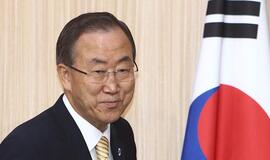 Negalima atidėlioti galimų cheminių atakų Sirijoje tyrimo, pareiškė Pan Gi Munas