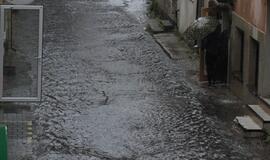 Klaipėdą nuplovė liūtis