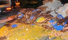 Prancūzijoje ūkininkai sudaužė 100 tūkst. kiaušinių