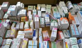 Turgavietėje aptikta nelegali vaistinė