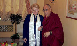 Dalia Grybauskaitė susitiko su Dalai Lama