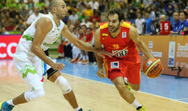 Ispanijos krepšininkai Europos čempionate pralaimėjo slovėnams