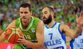 Slovėnija įveikė Graikijos krepšininkus ir užsitikrino vietą ketvirtfinalyje