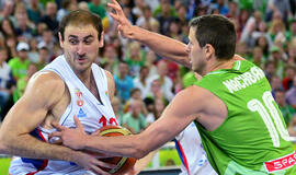Slovėnijos krepšininkai Europos čempionate kovos dėl penktosios vietos