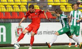 "Žalgirio" ir "Sūduvos" futbolininkų dvikova baigėsi lygiosiomis