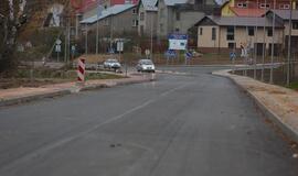 Atnaujintas eismas rekonstruota Joniškės gatve