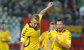 Lietuvos futbolininkai nugalėjo Latvijos komandą