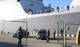 NATO karo laivai atplaukė į Klaipėdą